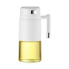 【CL】25Q4#8252 Kaiyue Automatic Opening and Closing Glass Oil Can (700ml) White/Khaki Clear Application Scenario